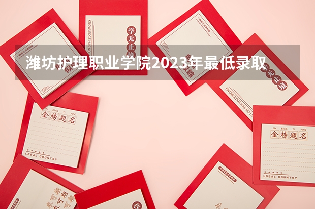 潍坊护理职业学院2023年最低录取分数是多少 山东大学往年录取分数线参考