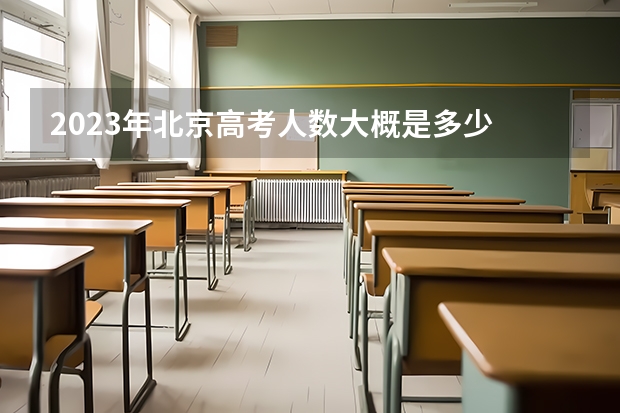 2023年北京高考人数大概是多少