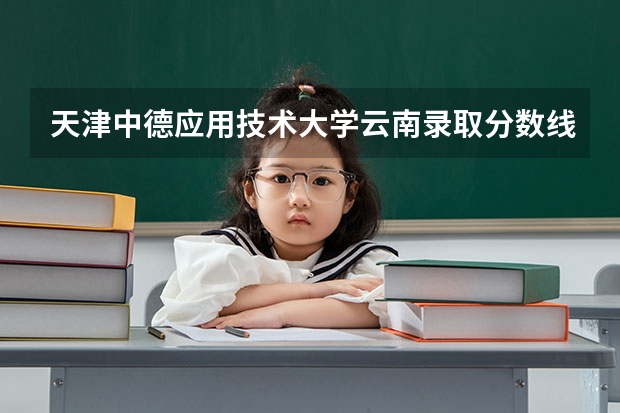 天津中德应用技术大学云南录取分数线 天津中德应用技术大学云南招生人数