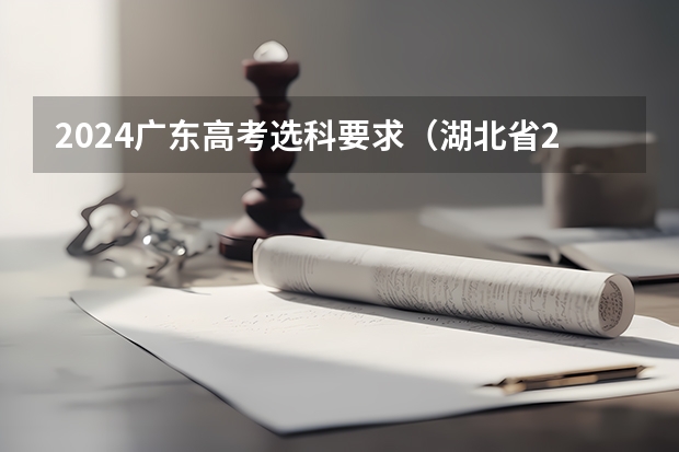 2024广东高考选科要求（湖北省2024年高考政策）