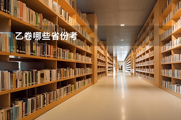 乙卷哪些省份考