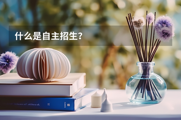 什么是自主招生?