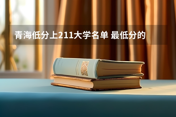 青海低分上211大学名单 最低分的211大学排名