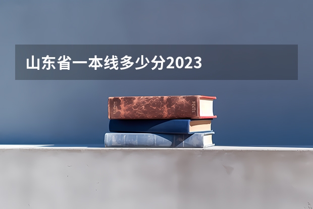 山东省一本线多少分2023