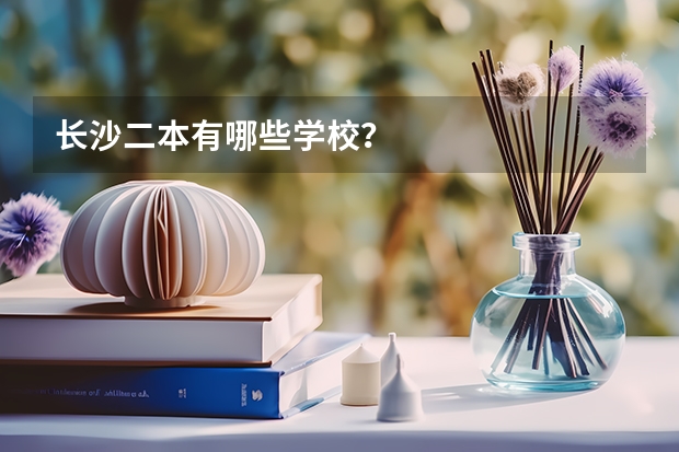 长沙二本有哪些学校？