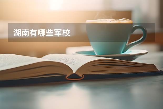 湖南有哪些军校