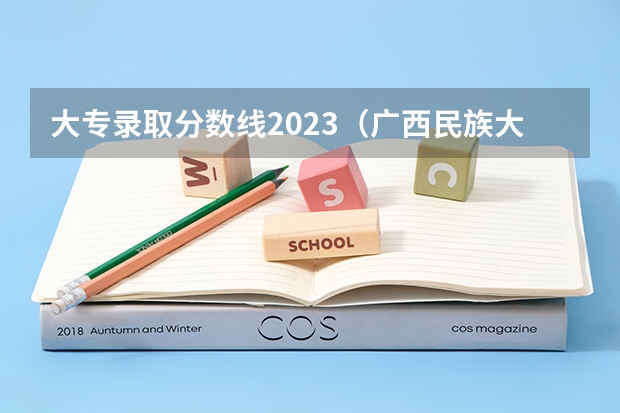 大专录取分数线2023（广西民族大学专科录取分数线）