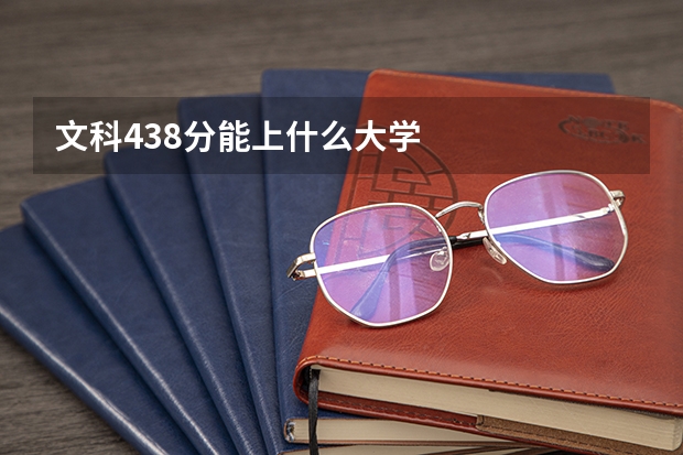 文科438分能上什么大学