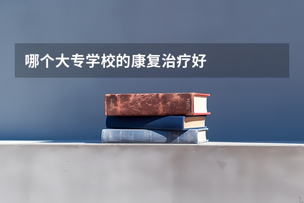 哪个大专学校的康复治疗好