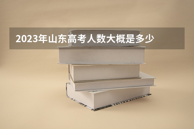 2023年山东高考人数大概是多少