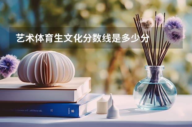 艺术体育生文化分数线是多少分