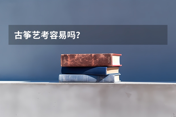古筝艺考容易吗？