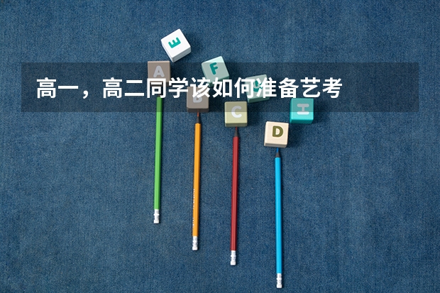 高一，高二同学该如何准备艺考