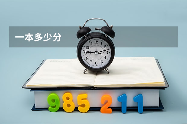 一本多少分