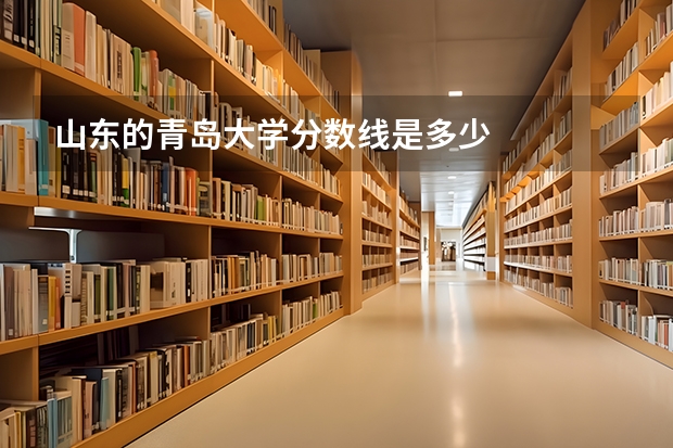 山东的青岛大学分数线是多少