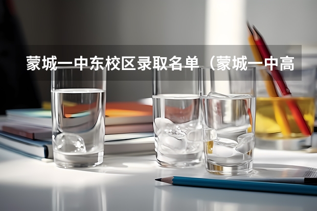蒙城一中东校区录取名单（蒙城一中高考喜报录取名单）