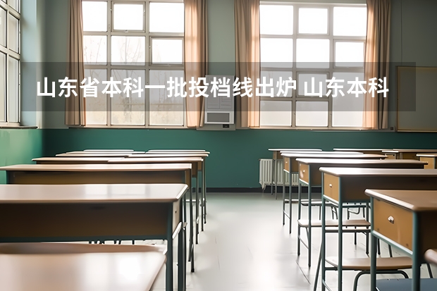 山东省本科一批投档线出炉 山东本科批投档线