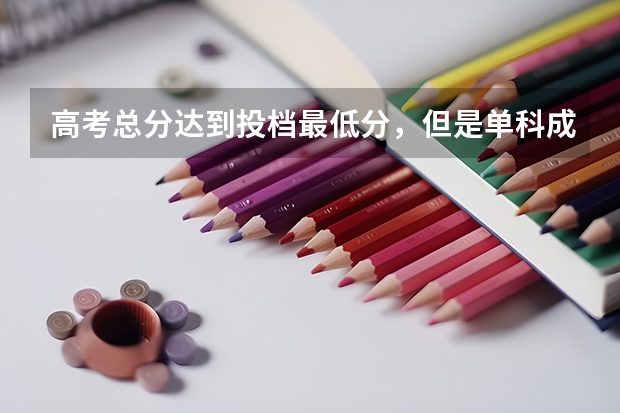 高考总分达到投档最低分，但是单科成绩不够，怎么办？会被录取吗？谢谢