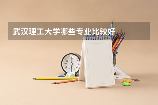 武汉理工大学哪些专业比较好