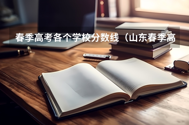 春季高考各个学校分数线（山东春季高考本科分数线）