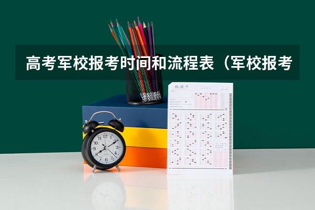 高考军校报考时间和流程表（军校报考流程共有七个步骤）