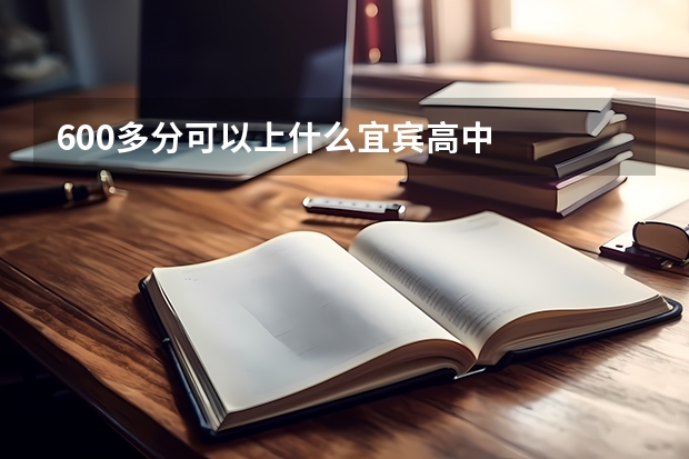 600多分可以上什么宜宾高中