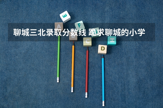 聊城三北录取分数线 跪求聊城的小学排名？
