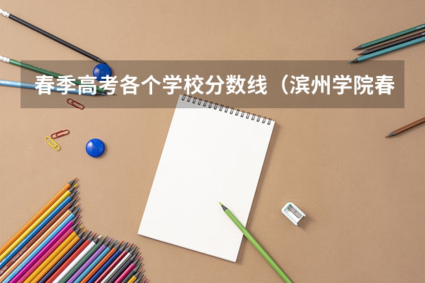 春季高考各个学校分数线（滨州学院春季高考录取分数线）
