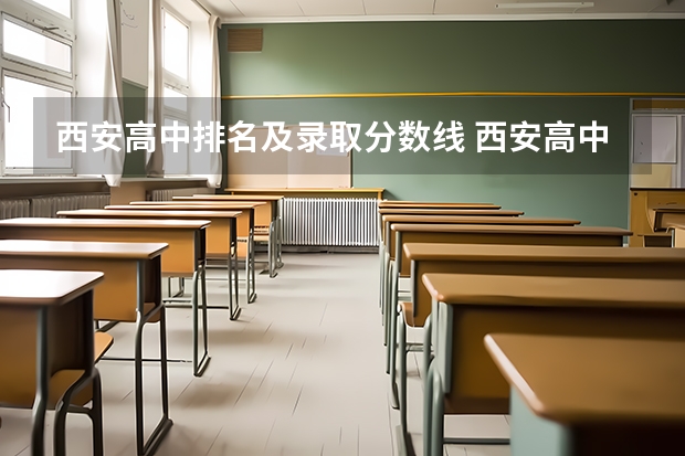 西安高中排名及录取分数线 西安高中排名