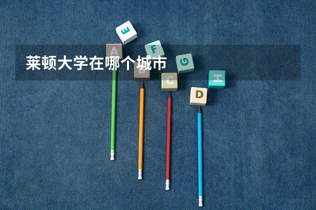 莱顿大学在哪个城市