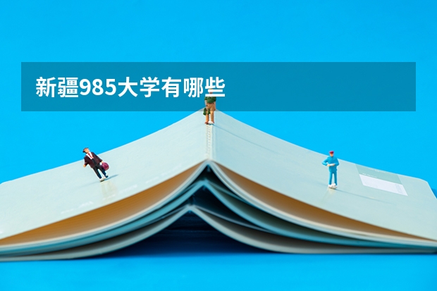 新疆985大学有哪些