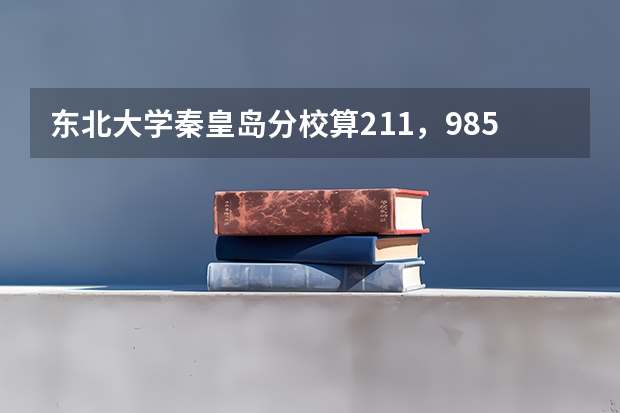 东北大学秦皇岛分校算211，985吗