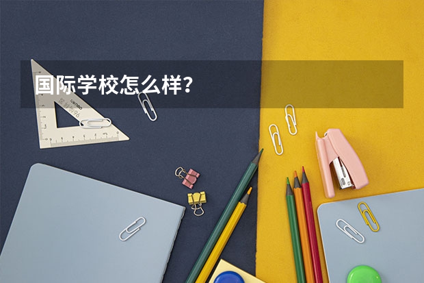 国际学校怎么样？