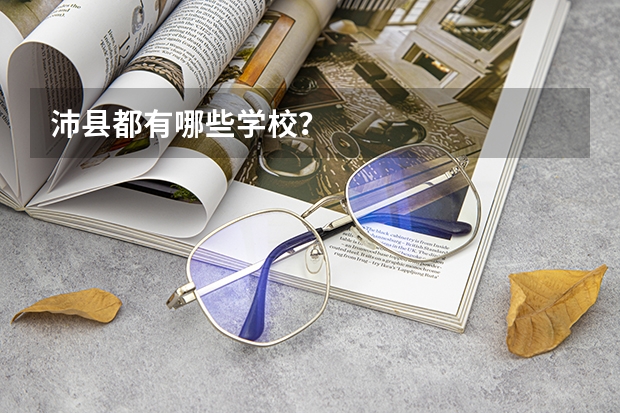 沛县都有哪些学校？