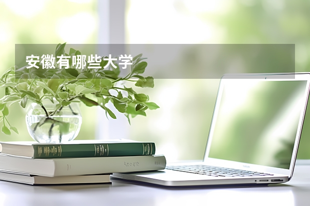 安徽有哪些大学