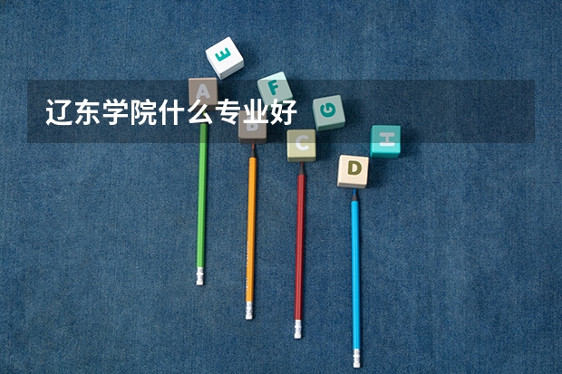 辽东学院什么专业好