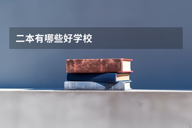 二本有哪些好学校