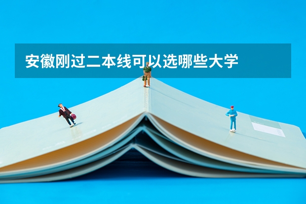 安徽刚过二本线可以选哪些大学