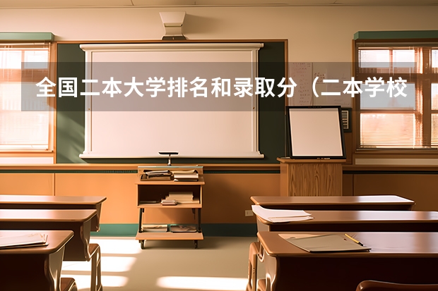 全国二本大学排名和录取分（二本学校排名及分数线）