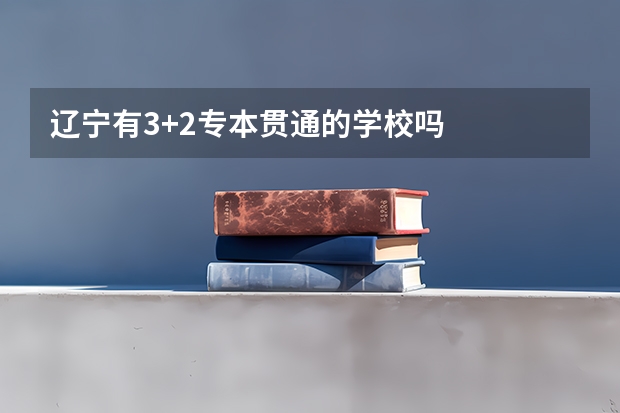辽宁有3+2专本贯通的学校吗