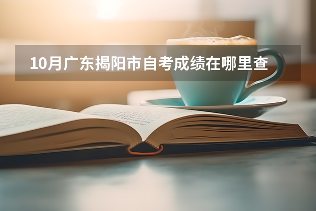  10月广东揭阳市自考成绩在哪里查？