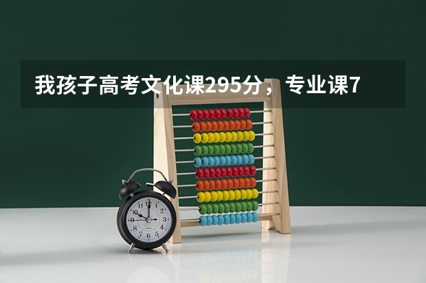 我孩子高考文化课295分,专业课74分.报考山东艺术学院艺术专科有希望吗 ?
