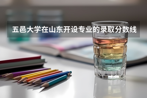 五邑大学在山东开设专业的录取分数线