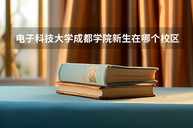 电子科技大学成都学院新生在哪个校区及新生开学报到时间