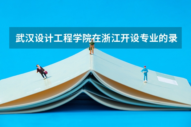 武汉设计工程学院在浙江开设专业的录取分数线