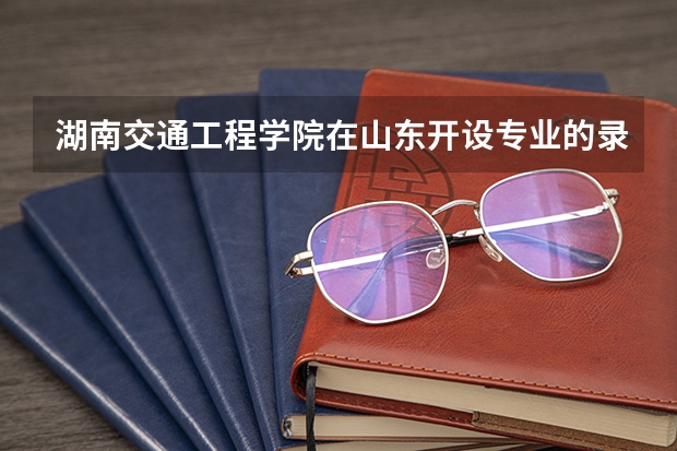 湖南交通工程学院在山东开设专业的录取分数线