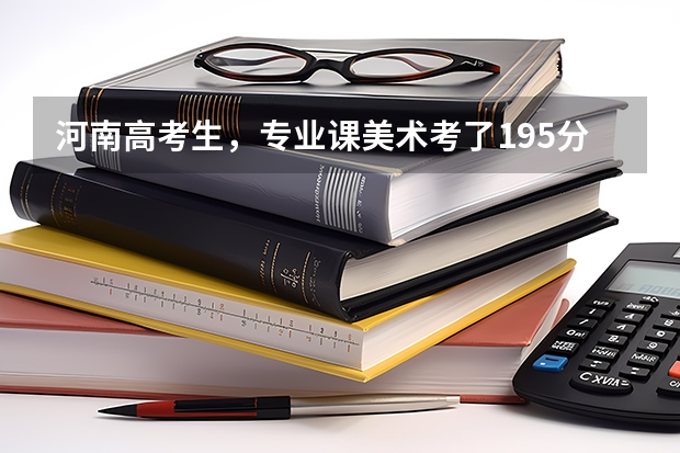 河南高考生，专业课美术考了195分，文化课能考280左右吧，在河南省内，填报志愿时能上什么样的学校？
