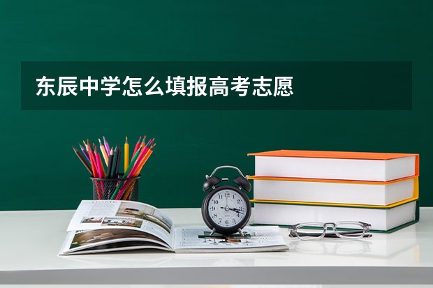 东辰中学怎么填报高考志愿