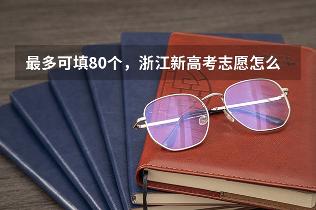 最多可填80个，浙江新高考志愿怎么填