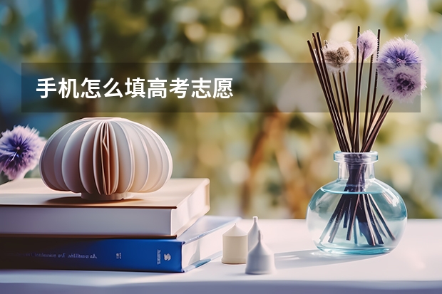 手机怎么填高考志愿